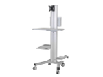 Стойка для монитора напольная ErgoFount KFT 1201 Silver