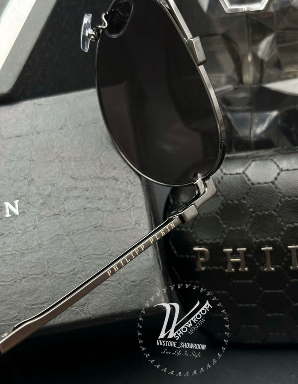 Солнцезащитные очки Philipp Plein Military Aviator