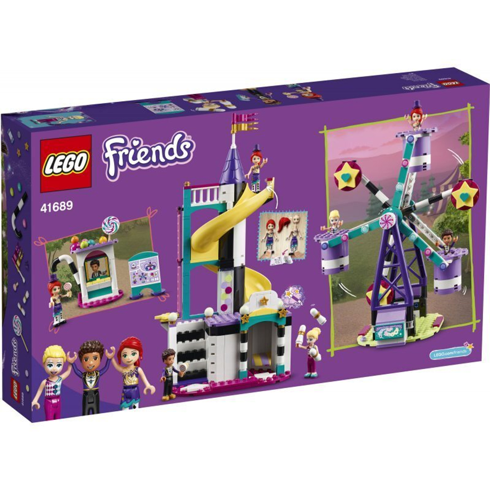 Конструктор LEGO Friends - Волшебное колесо обозрения и горка 41689 купить  в Москве | Доставка по России.