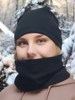 Шапка МИШЕЛЬ хлопковая утепленная