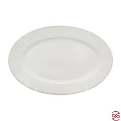 Блюдо овальное плоское Repast Жемчуг 22 см