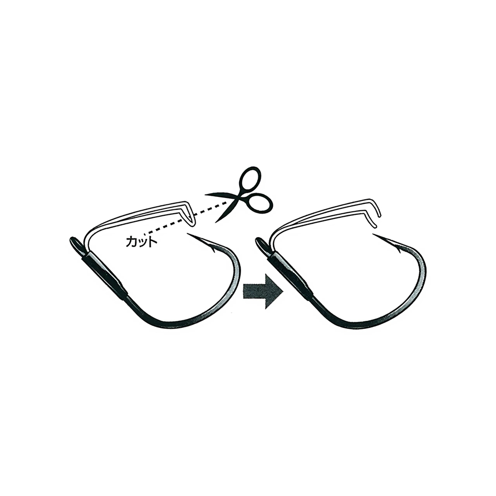 Крючок Decoy одинарный Worm 105 Cover Finesse #4 (в упаковке 5 штук)