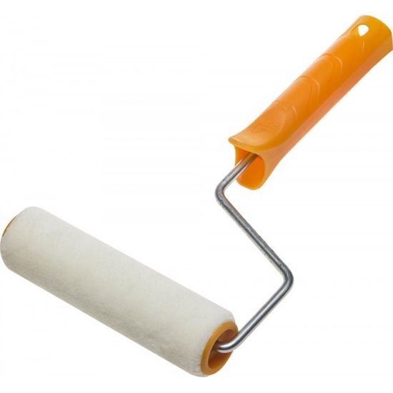 Валик STAYER VELOUR малярный в сборе, ворс 4мм. бюгель 6мм. 30х150мм.