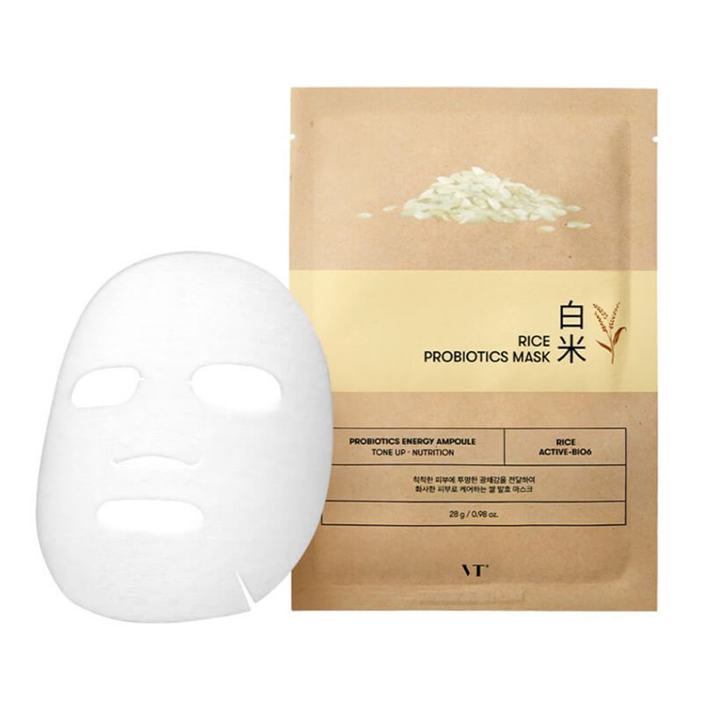 VT Cosmetics Rice Probiotics Mask маска с рисовыми пробиотиками