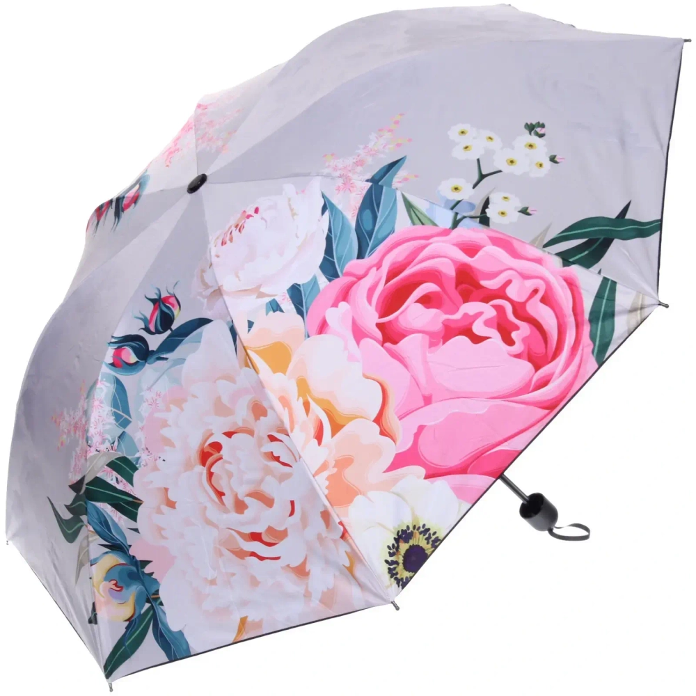 Зонт механический ветроустойчивый, матовая ручка «BESTzontik» микс 4 цвета, длина 25см, d-110см