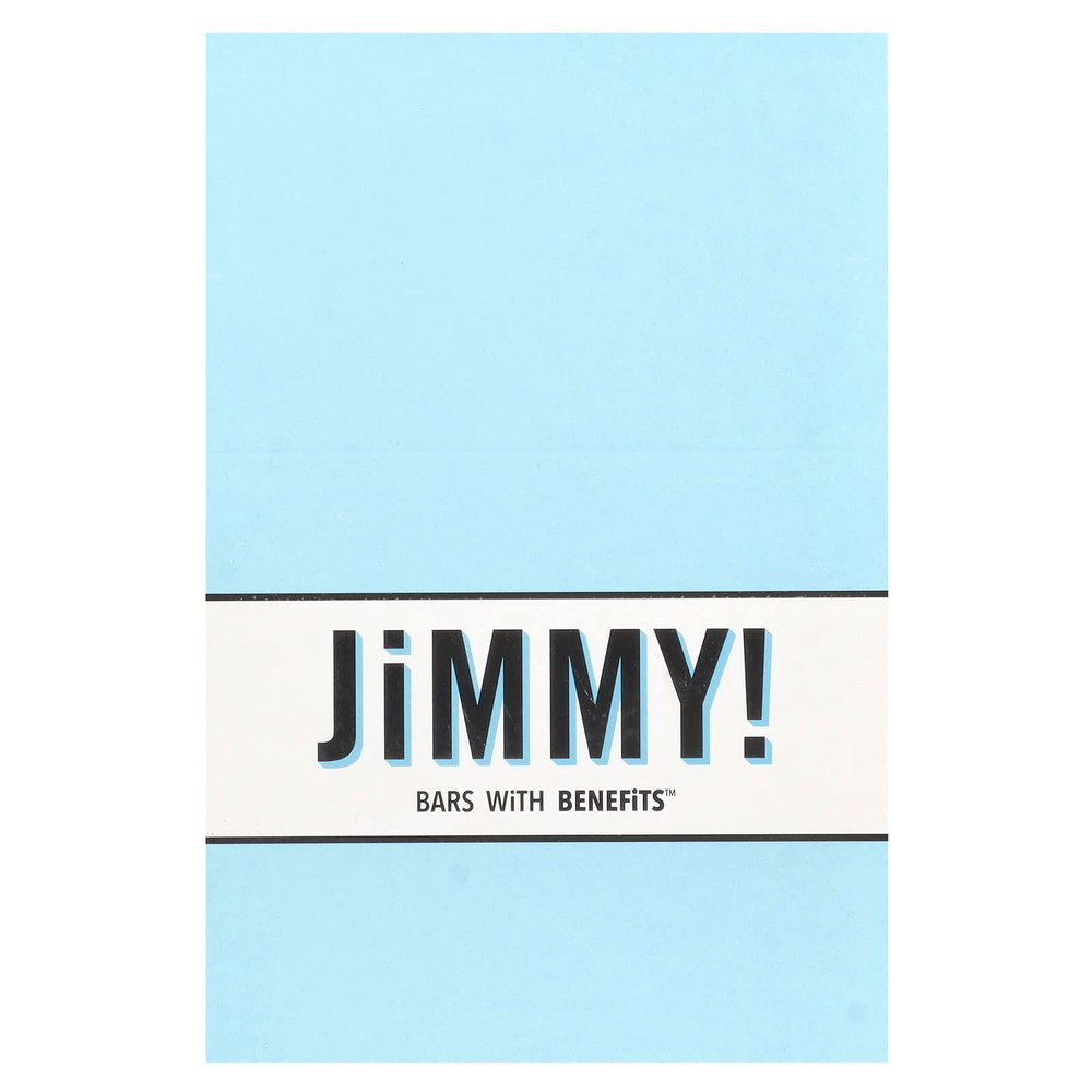 JiMMY!, Bars With Benefits, протеиновый батончик, крем с золотистым ванильным печеньем, 12 батончиков, 58 г (2,05 унции)