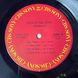 Винтажная виниловая пластинка LP Aerosmith Toys In The Attic (Japan 1985) (No Obi) Sweet Emotion