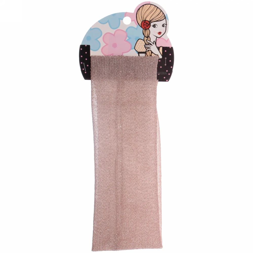 Повязка на голову «Britney Room», с люрексом, микс 6 цветов, 20*7см