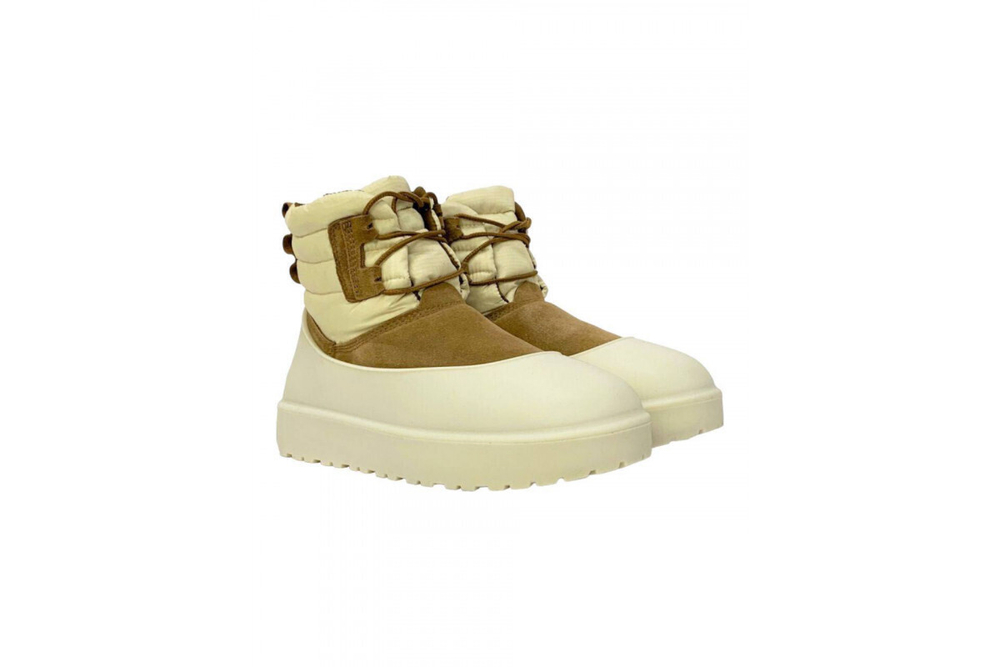 UGG Classic Mini Lace-Up Weather Chestnut Whitecap