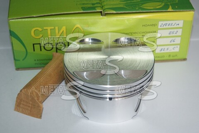 Поршни СТИ 217.03 (82,5, h=25,2 плоск. 2,6 см.куб, p=19/50мм, valve=30,6/27,2, 1,2/1,5/2,0)