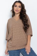 Блуза Вэнсдей (кофе) Б11459 LT Collection