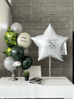 Набор воздушных шариков на 23 февраля «Звание Лучшего Мужчины»