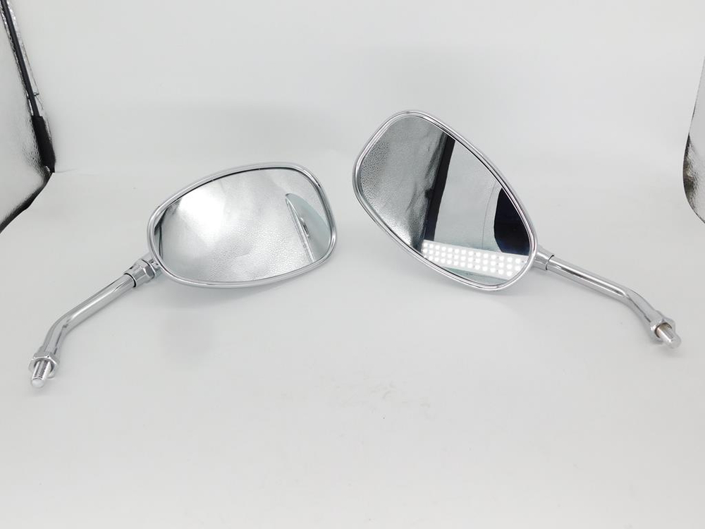 зеркала Yamaha универсальные овальные хром 10 мм