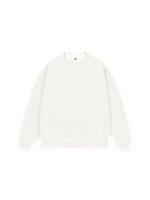 Свитшот оверсайз с начесом (молочный)