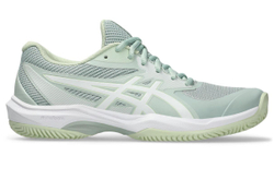 Женские теннисные кроссовки Asics Game FF Clay/OC - lichen rock/white