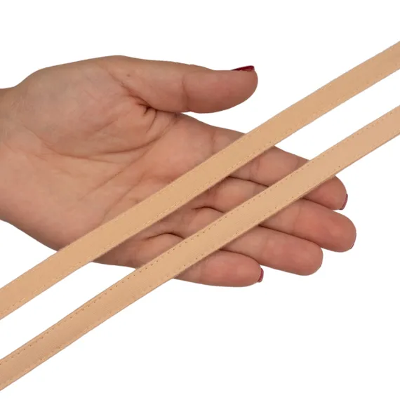 Ворсовая тесьма для корсетных пластин бежевая