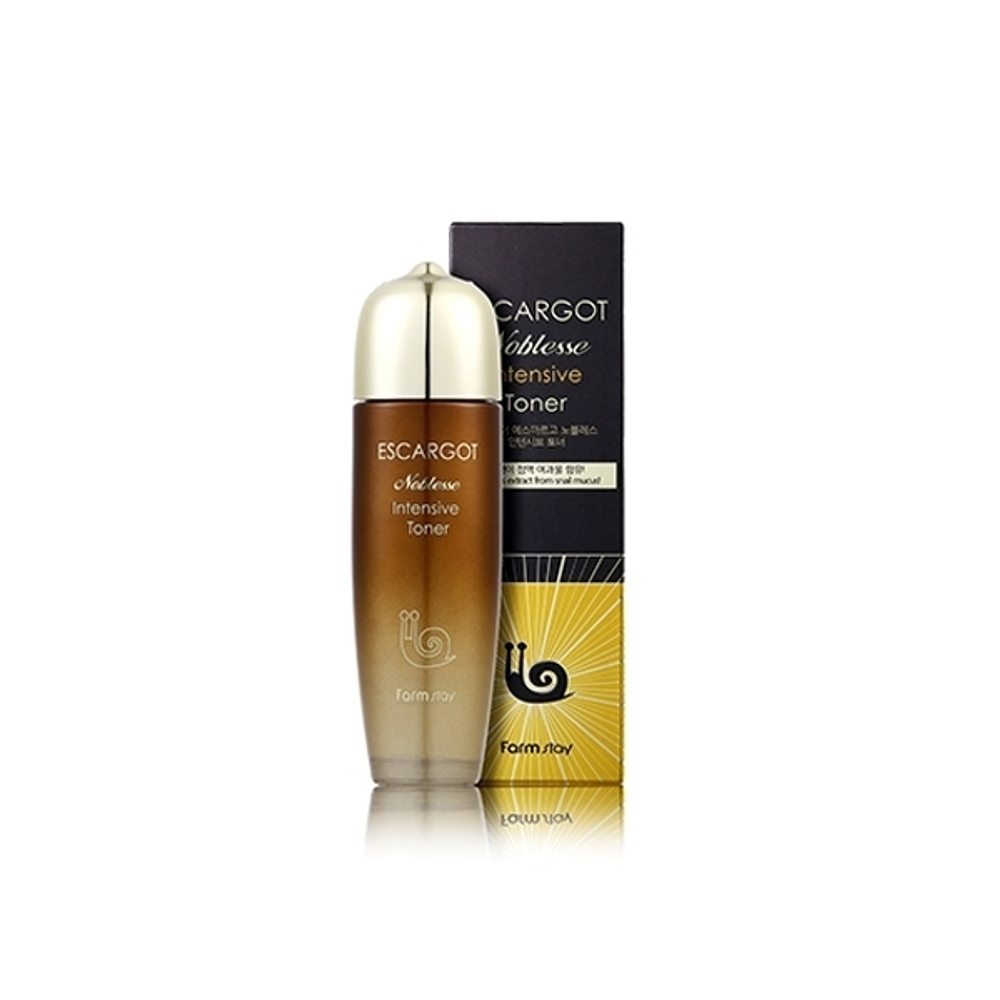 Интенсивный тонер для лица с муцином улитки FarmStay Escargot Noblesse Intensive Toner 150мл.