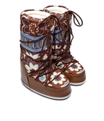 Угги FLOWER Moon Boot - коричневый(80D1402940)