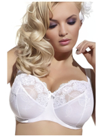 Бюстгальтер больших размеров Belinda Kris Line белый 75GG