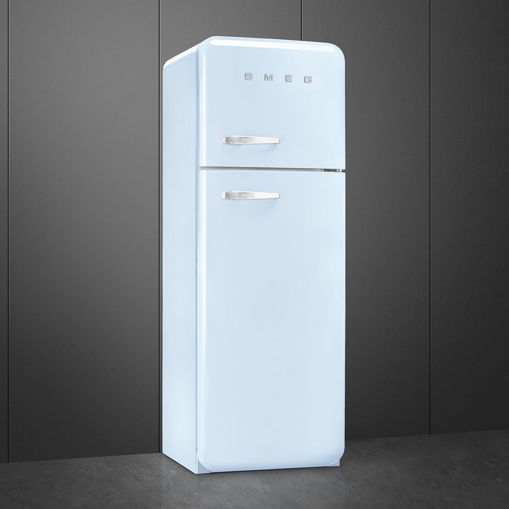 Двухкамерный голубой холодильник Smeg FAB30RPB5