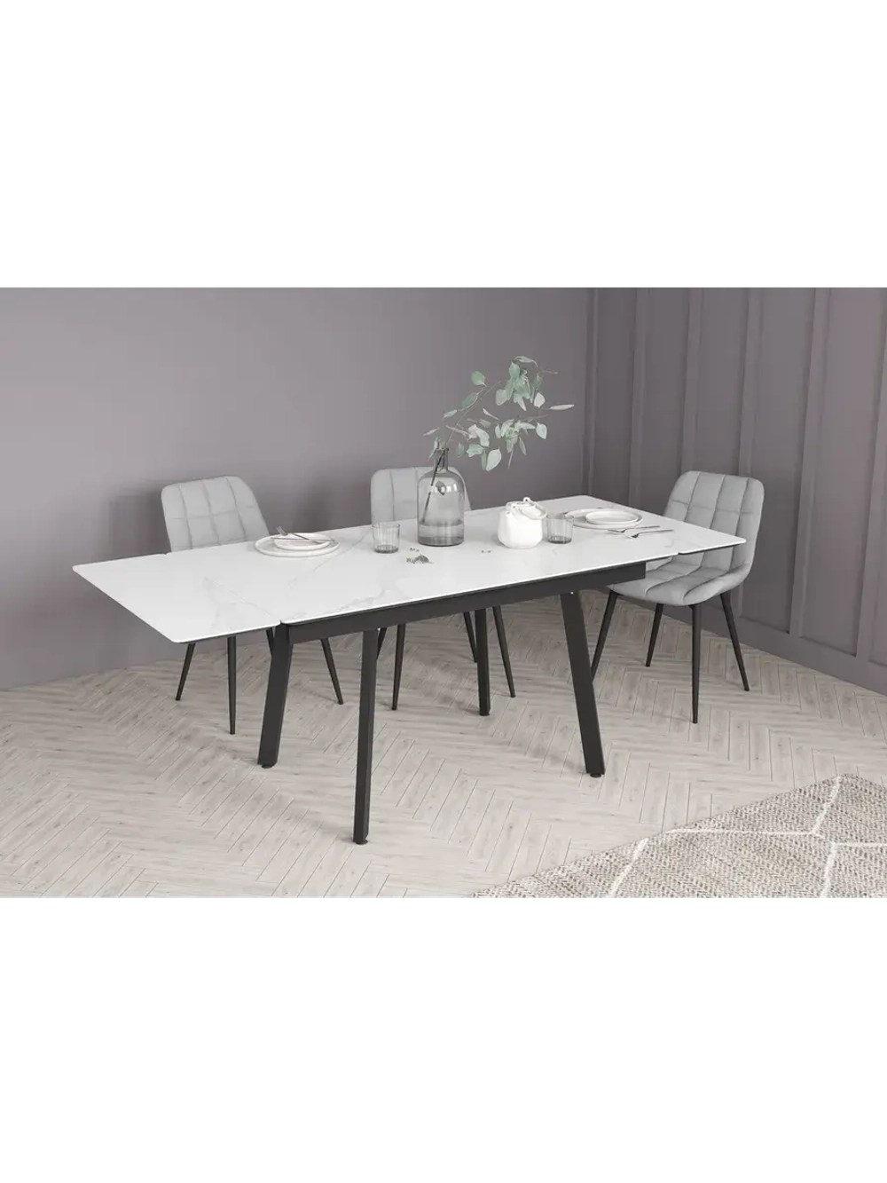 Стол кухонный Белый 140х80х74 см