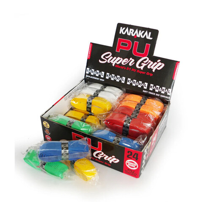 Karakal PU Super Grip Assorted Color Grips x24