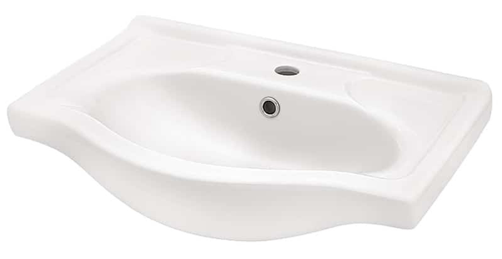 Тумба под раковину, 2 двери, 600, коллекция (Верона, Santec (Селигер), Основной, Белый снег, Молочный глянец)