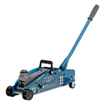 Домкрат гидравлический подкатной с фиксатором, 2.5 т, Safety Pin, 140-385 мм, в кейсе Stels