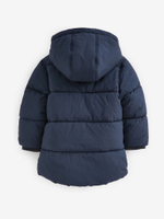 Куртка утепленная с капюшоном для мальчика Next Q53-238, Темно-синий