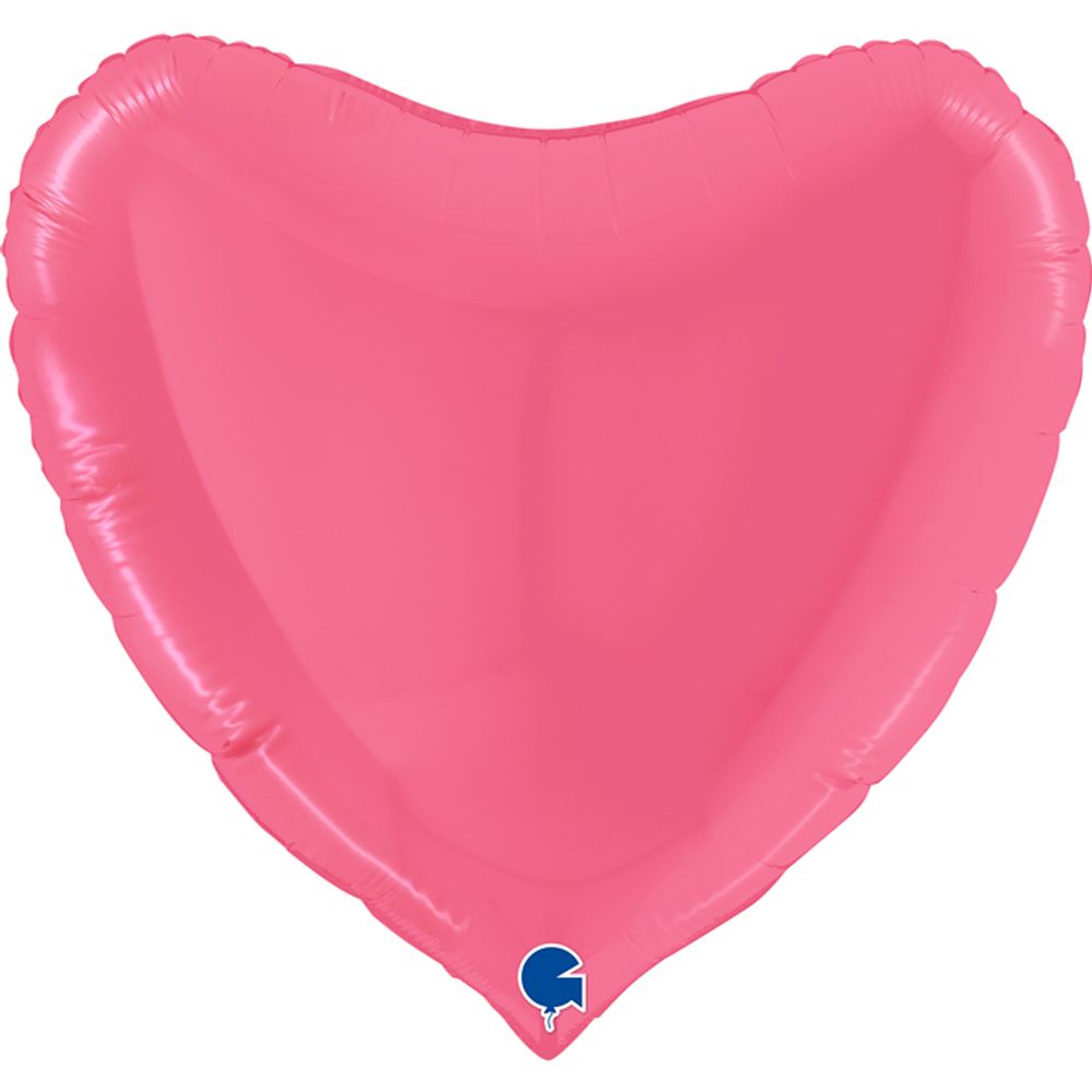 Шар (18"/46 см) Сердце, Бабл-гам
