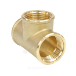 Тройник латунь Ду 40 (1 1/2") ВР LD LD.65.514.40