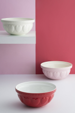 Миска hearts 29 см красная