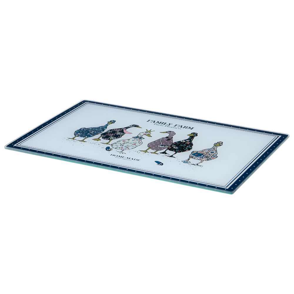 ДОСКА РАЗДЕЛОЧНАЯ "ГУСИ" 20*30*0.4 СМ