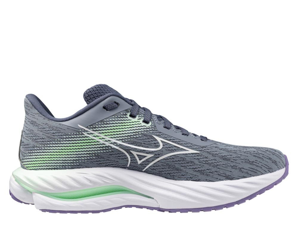Кроссовки для бега женские Mizuno Wave Inspire 21 Фиолетово-Зеленые