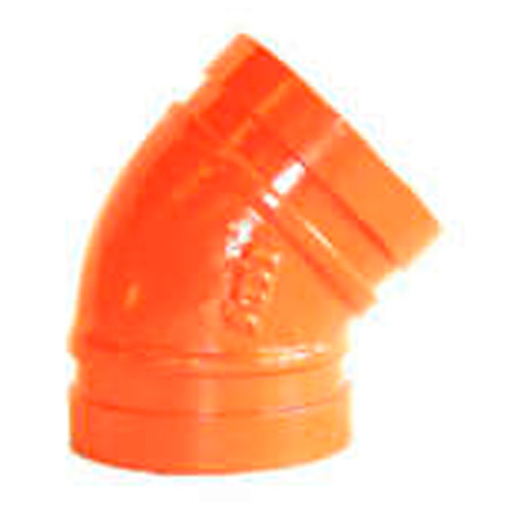 колено под муфту solidez 90° , ду 100, 4" (108 мм). грувлок отвод 45. колено под муфту. колено с канавками оцинкованное под груволок. El9000c76*.