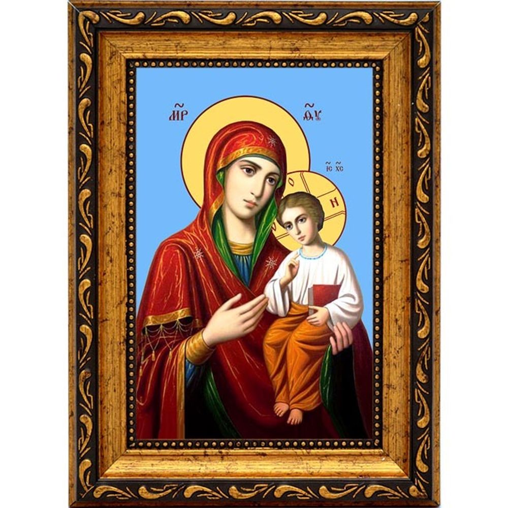 Песчанская Казанская икона Божией Матери на холсте.