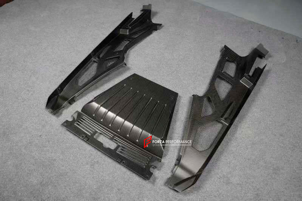 Карбоновые панели крышки двигателя для Lamborghini LP580 610 2014-2016 Ламборгини Хуракан