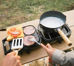 Плита газовая Naturehike 2,3 кВт, портативная, двойная, складная