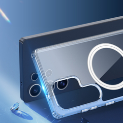 Усиленный прозрачный чехол с MagSafe от Dux Ducis для Samsung Galaxy S25 Ultra, серия Clin Mag Series Case