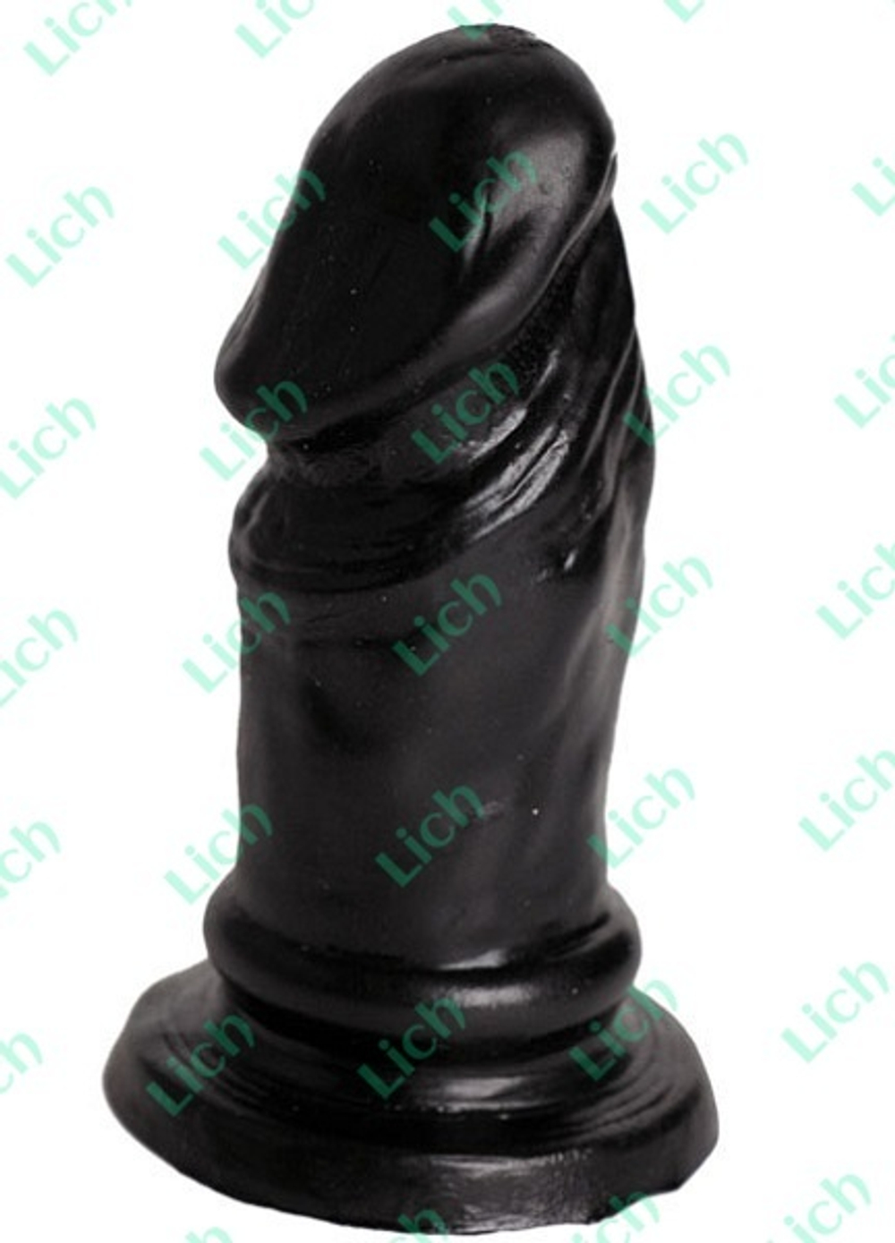 Чёрная пробка в форме фаллоса