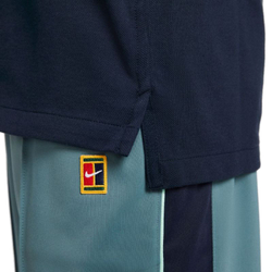 Мужское теннисное поло Nike Polo Dri-Fit Heritage Slim2 - obsidian/mint foam