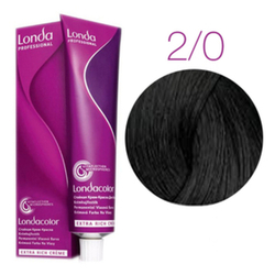 Londa Color стойкая крем-краска, 2/0 черный, 60мл