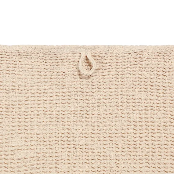 Полотенце банное из умягченной вафли кремового цвета из коллекции essential, 70x140 см