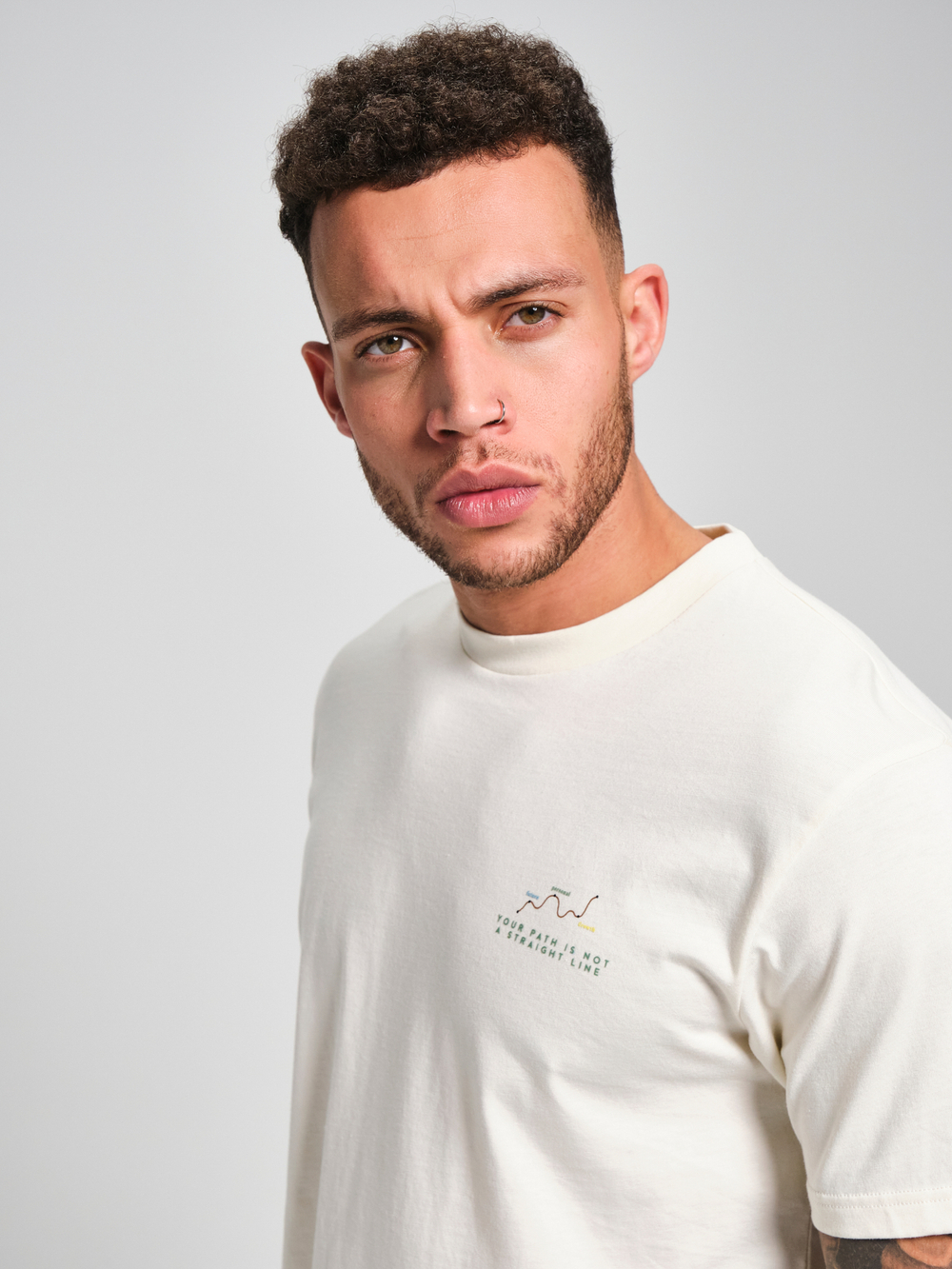 Футболка мужская ORIGINAL CREATOR PATH T-SHIRT, Молочный