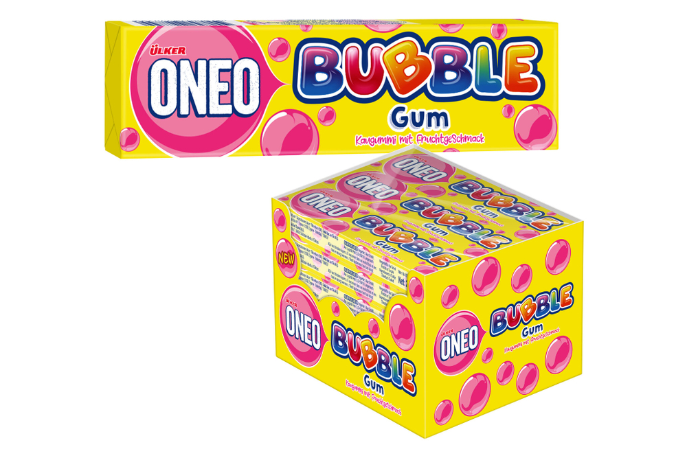 Жевательная резинка Тутти-Фрутти, Ulker ONEO BUBLE GUM, 22.5 гр