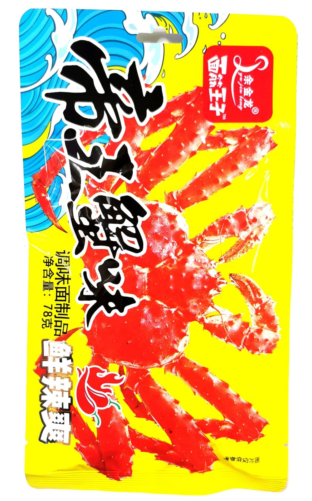 Соевая закуска "Королевский краб" 78 гр (желтый) большой