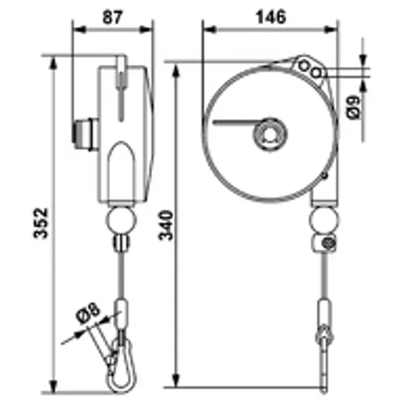 Балансир пружинный Tecna 9347