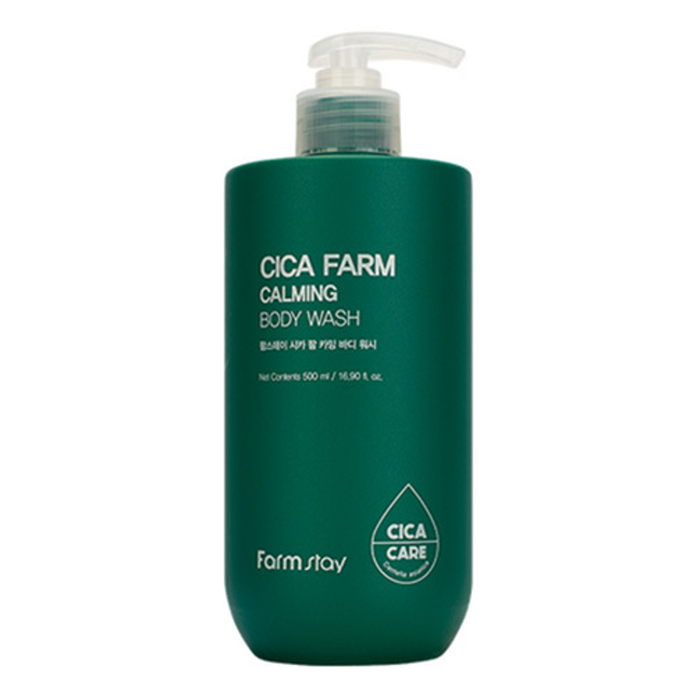 Успокаивающий гель для душа с Центеллой азиатской FarmStay Cica Farm Calming Body Wash 500мл
