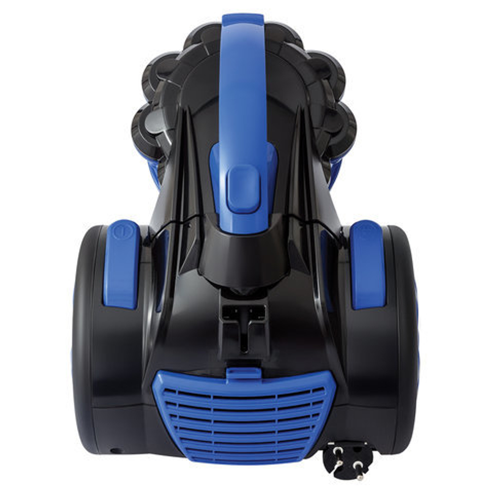 Пылесос ECON ECO-1657VC, с контейнером "циклон", 1600 Вт, мощность всасывания 340 Вт, черный/синий