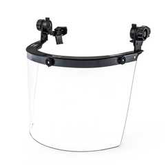 Щиток защитный лицевой термостойкий РОСОМЗ КБТ ВИЗИОН TERMO с креплением на каске, арт. 04380